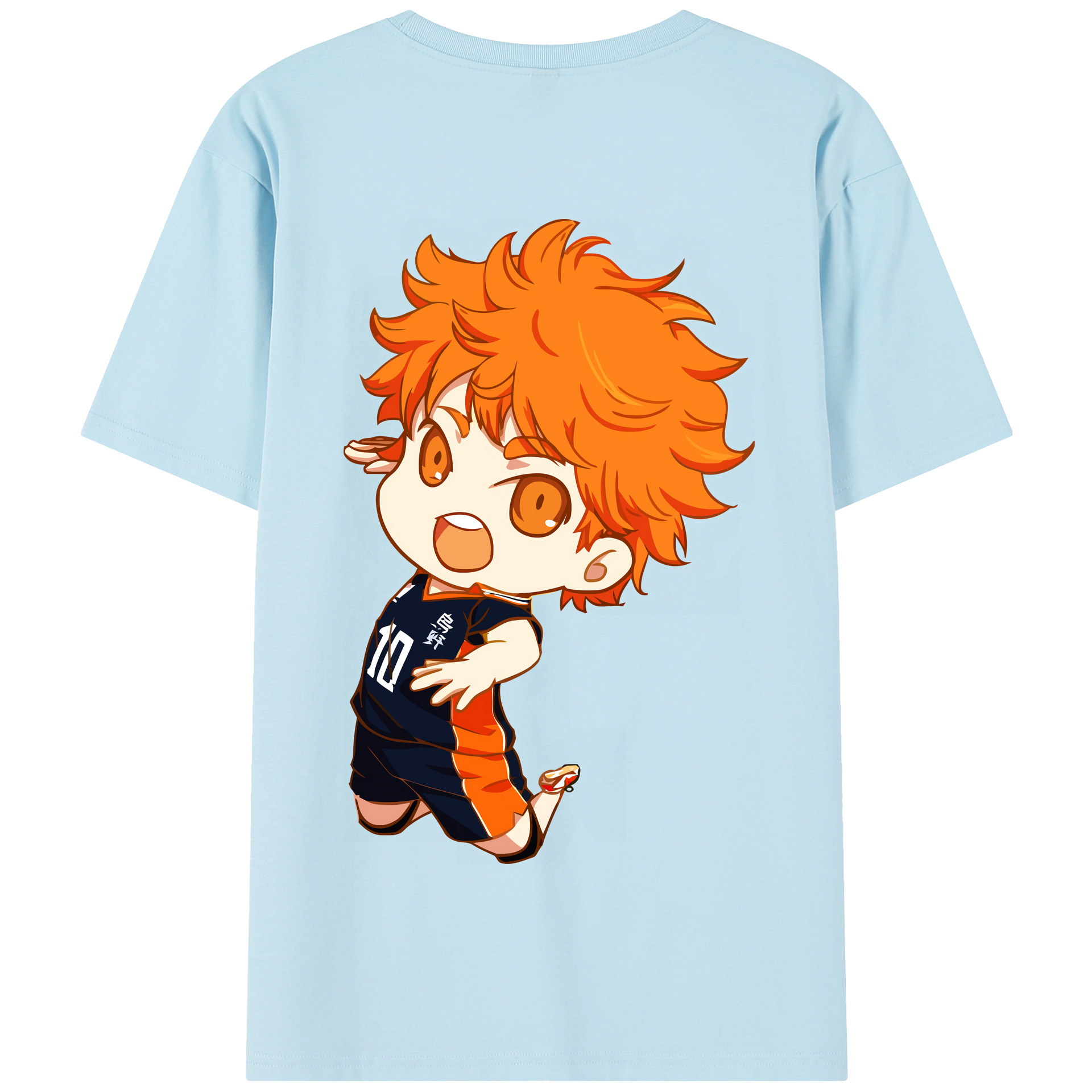 （画像用） ハイキュー!! Haikyu!! 綿100％半袖Tシャツ（背面プリント）